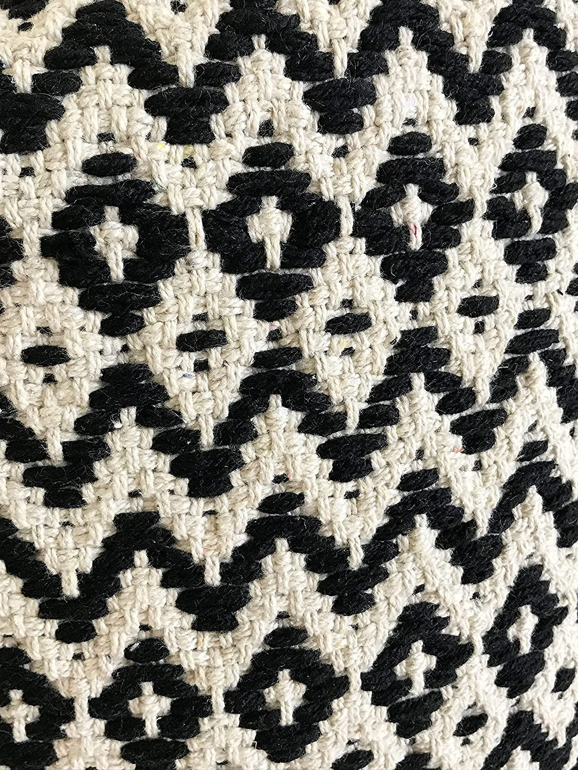 Kilim Pillow Cover 18X18 Boho Throw Pillow Bohemian Throw Pillows Boho Room Decor Boho Pillows Indie Decor Indie Pillow Covers Kilim Throw Pillow Black Beige