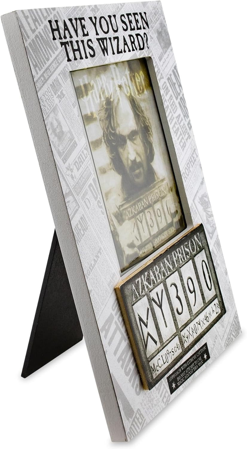 Harry Potter Sirius Black Have You Seen This Wizard Azkaban Prison MDF Picture Frame, 4 X 6 Inches