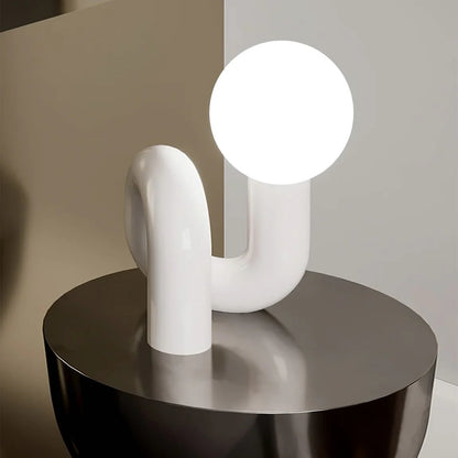 Modern Spiral Bedside Table Lamp - Quirky Whimsical Desk Lamp