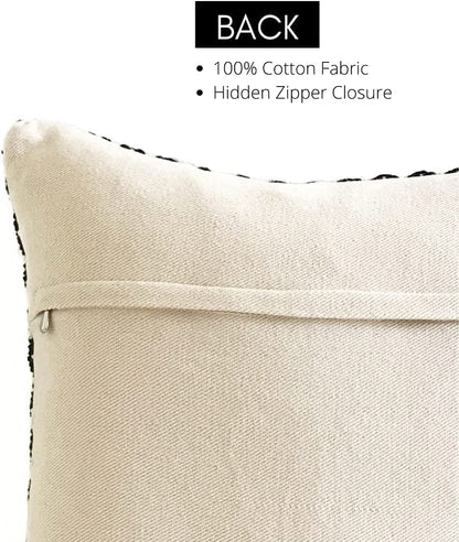 Kilim Pillow Cover 18X18 Boho Throw Pillow Bohemian Throw Pillows Boho Room Decor Boho Pillows Indie Decor Indie Pillow Covers Kilim Throw Pillow Black Beige