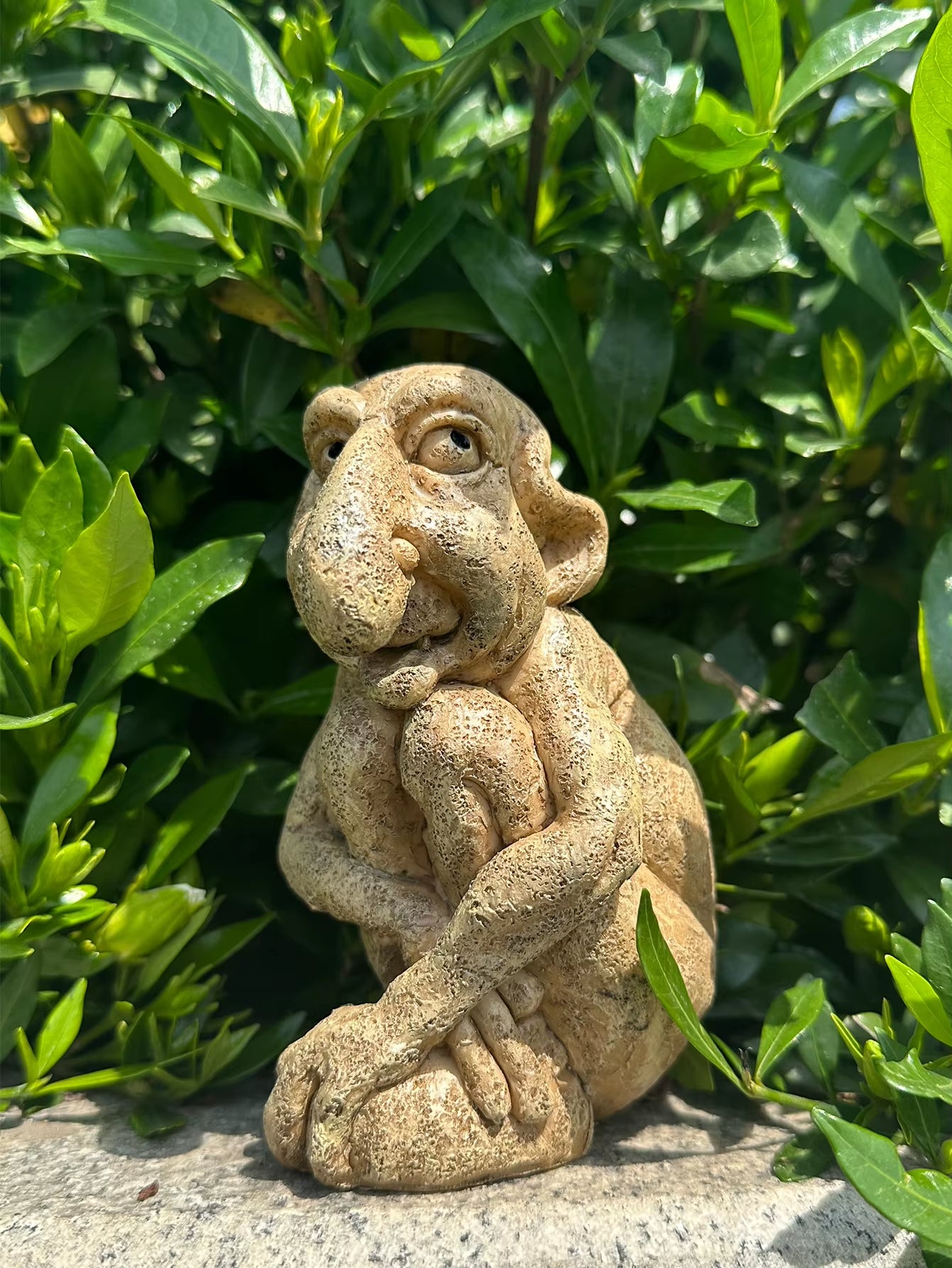 1Pc Gothic Troll Sculpture Cast Stone Gothic Troll Sculpture Stone Statue Statue Garden Ornament