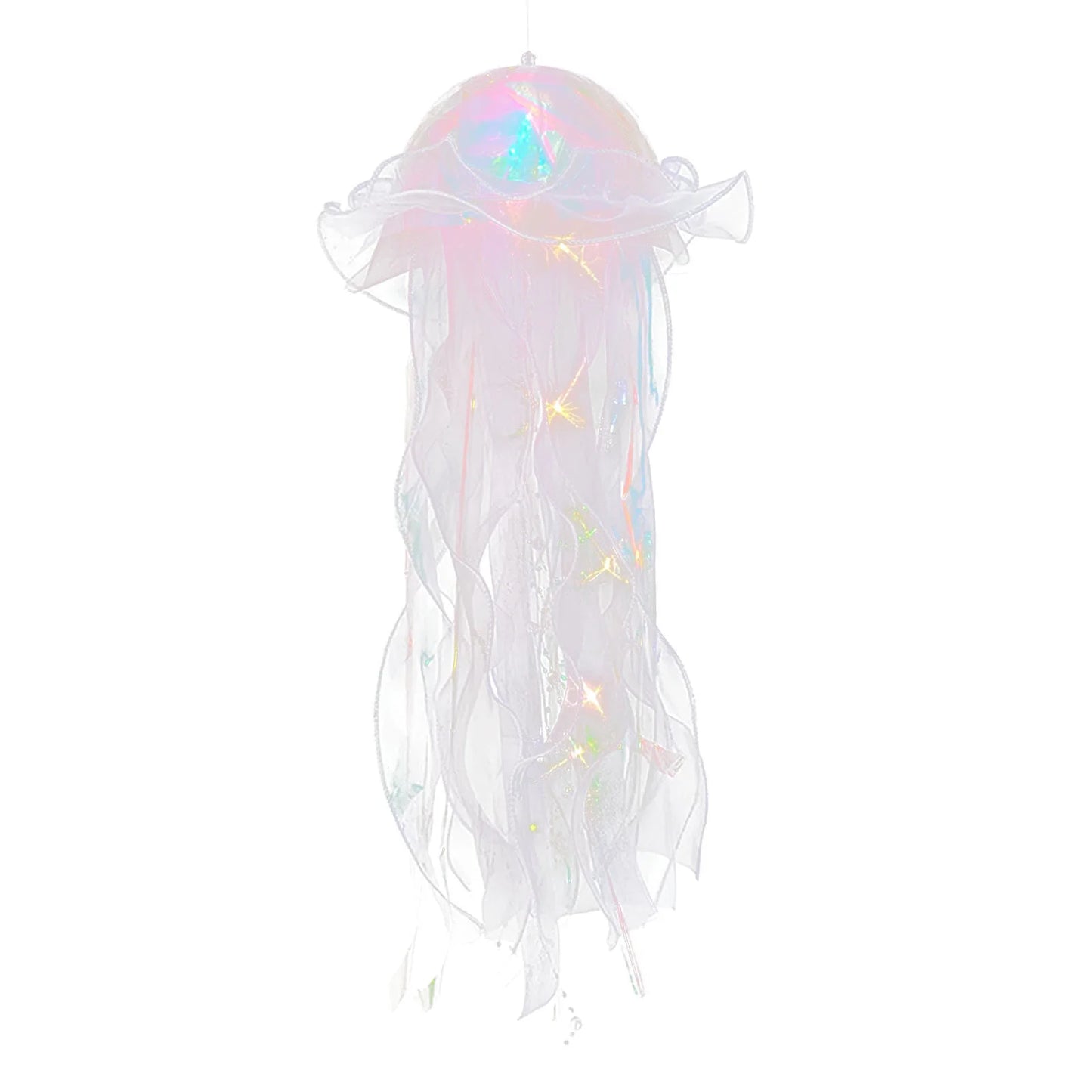 Creative Jellyfish Shape Lamp, Luminous Jellyfish Shape Hanging Decor, Creative Night Light Bedside Atmosphere Lamp for Home Kids Ocean Birthday Decor