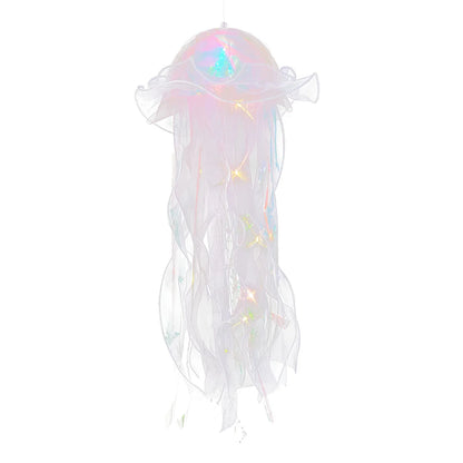 Creative Jellyfish Shape Lamp, Luminous Jellyfish Shape Hanging Decor, Creative Night Light Bedside Atmosphere Lamp for Home Kids Ocean Birthday Decor