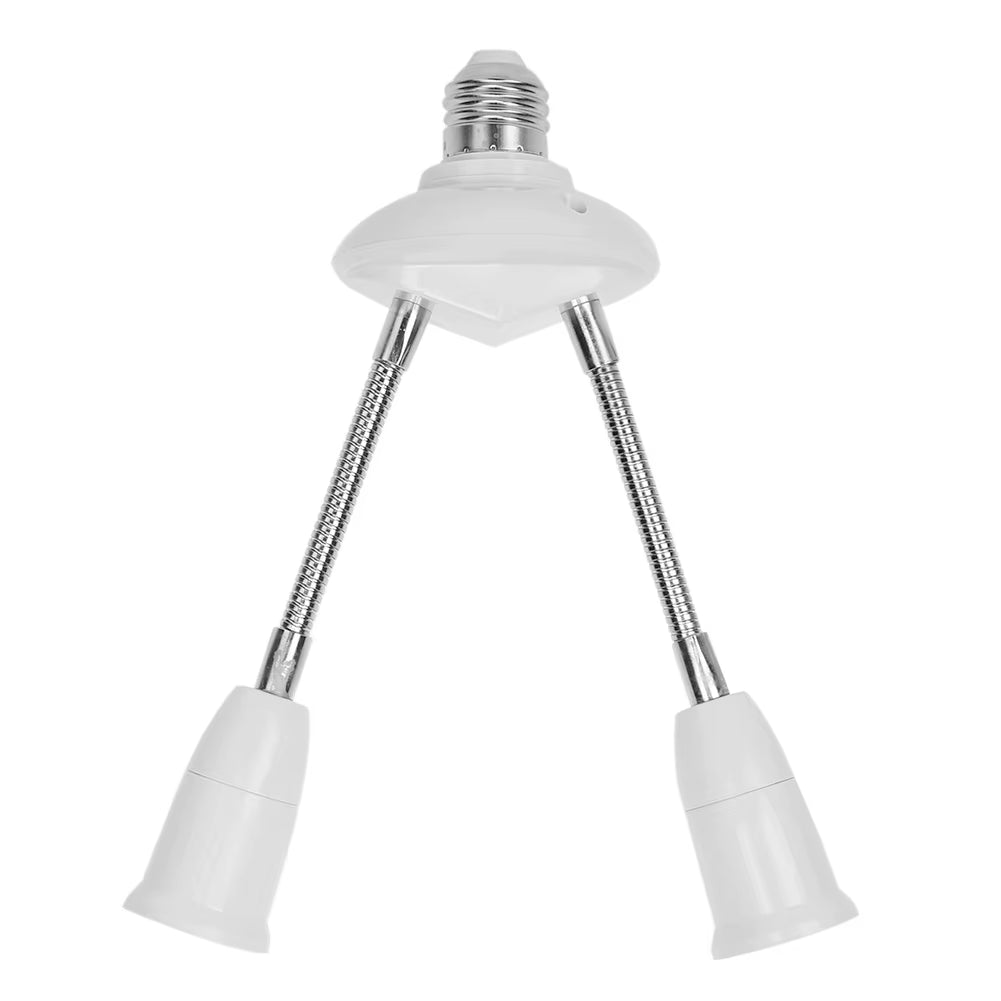 E27 Splitter 2/3/4/5 Heads Lamp Base Adjustable LED Light Bulb Holder Adapter Converter Socket 