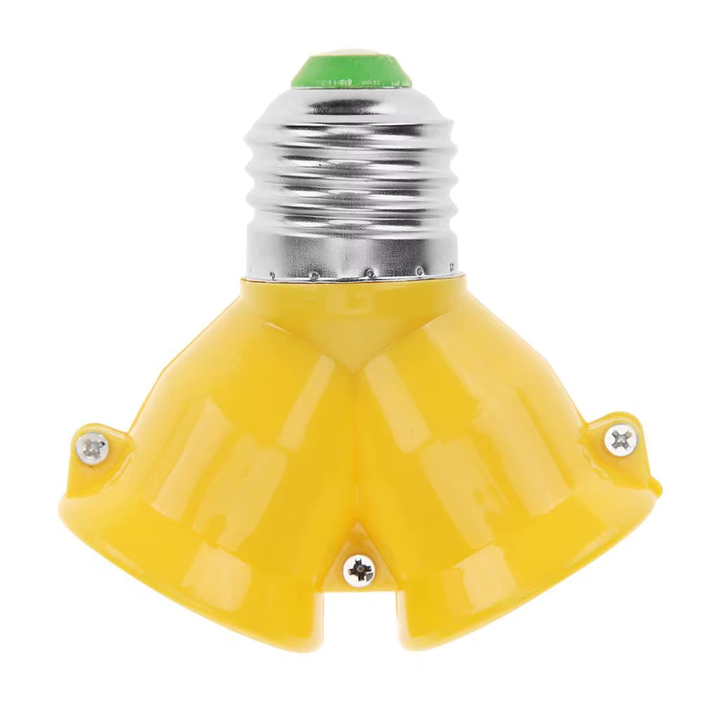 E27 Splitter 2/3/4/5 Heads Lamp Base Adjustable LED Light Bulb Holder Adapter Converter Socket 