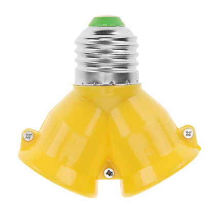 E27 Splitter 2/3/4/5 Heads Lamp Base Adjustable LED Light Bulb Holder Adapter Converter Socket 