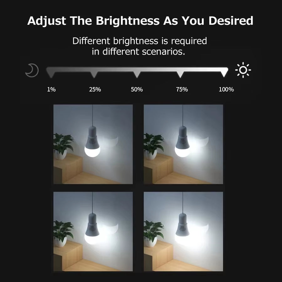 Tuya Wifi Bluetooth E27 Smart Bulb RGBCW 100-240V 15W LED 