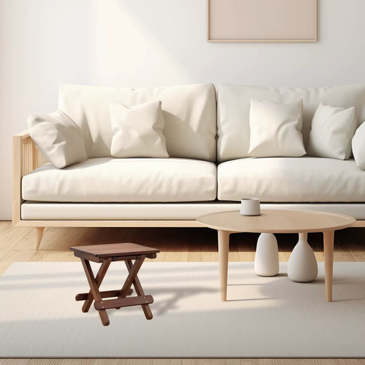 Folding Stool，Outdoor Folding Side Table, Portable Side Table, Small Side Table, Accent Table, Small Coffee End Table