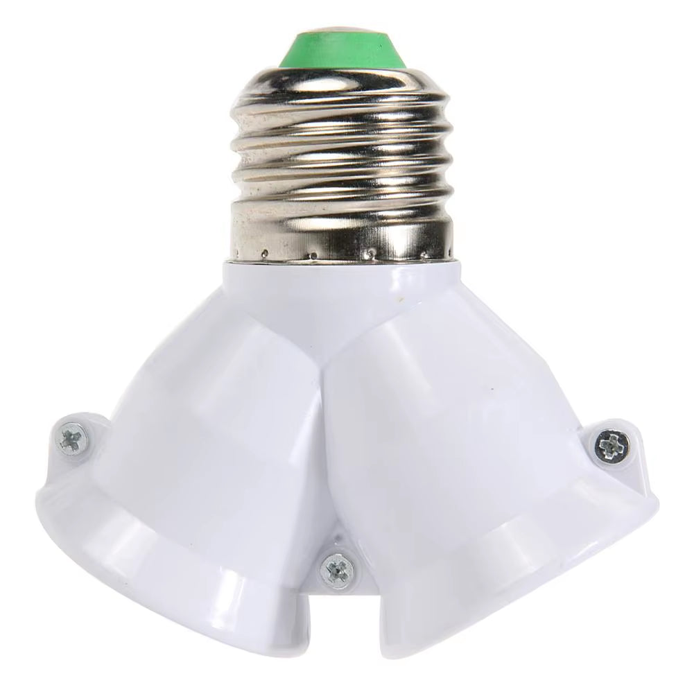 E27 Splitter 2/3/4/5 Heads Lamp Base Adjustable LED Light Bulb Holder Adapter Converter Socket 
