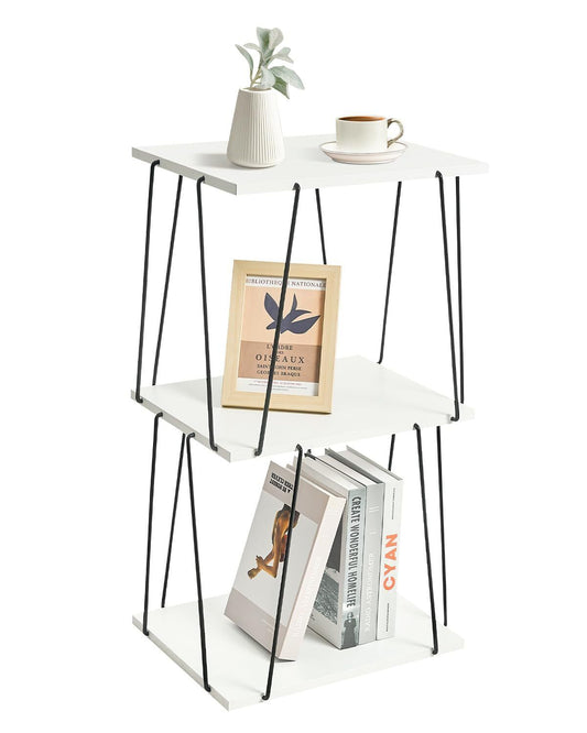 Tall Side Table, Small End Table, 29 Inch High Accent Table, Bedside Table Fo...