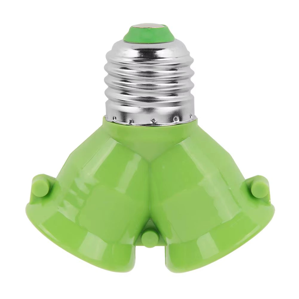 E27 Splitter 2/3/4/5 Heads Lamp Base Adjustable LED Light Bulb Holder Adapter Converter Socket 