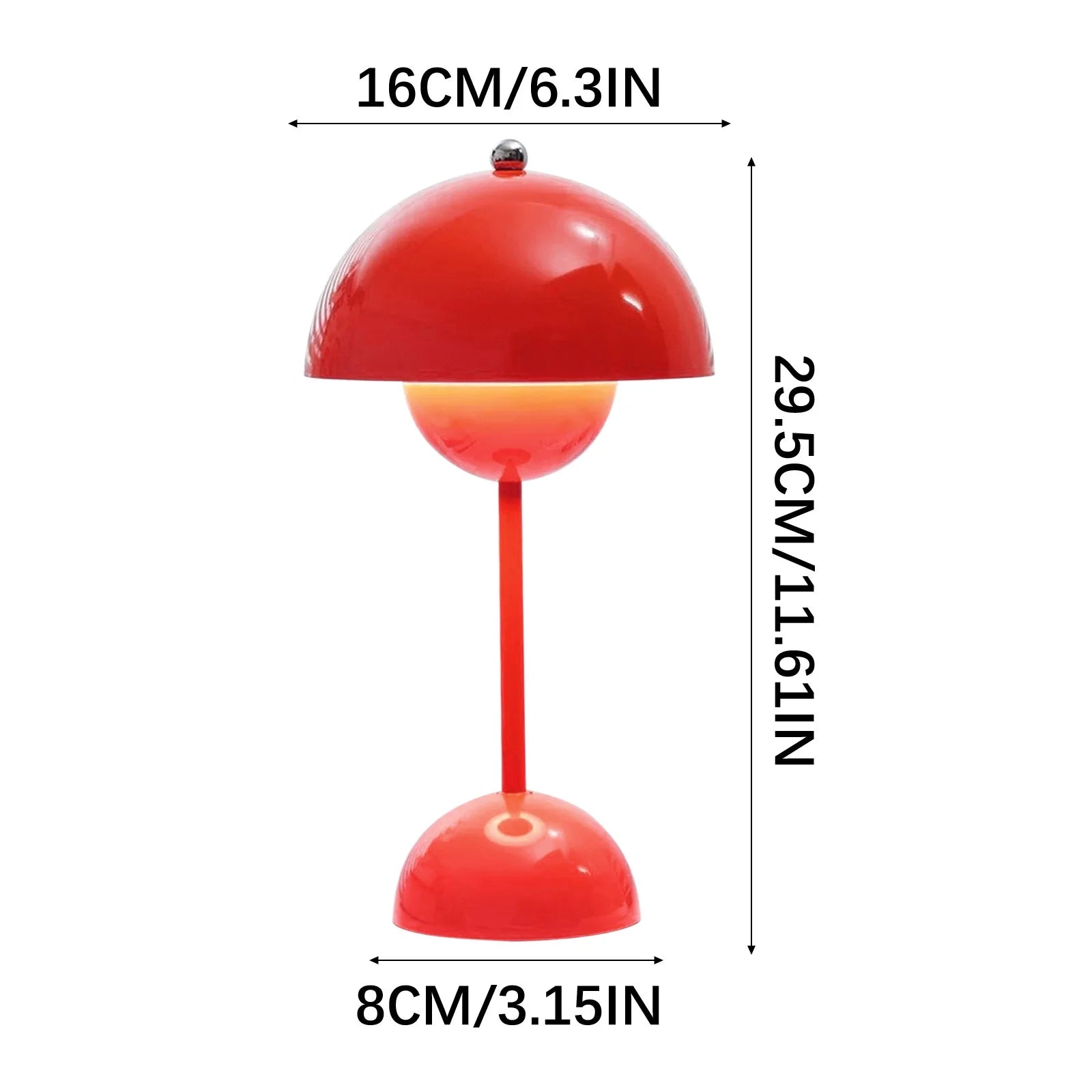 Danish Space Age Mushroom Lamp Midcentury Table Lamps, Wedding Nightstand Lamp Desk Lamp & Bedroom Lamp, Mid Century Modern Lamp