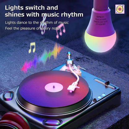 Tuya Wifi Bluetooth E27 Smart Bulb RGBCW 100-240V 15W LED 