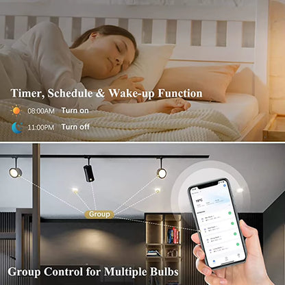 Ewelink GU10 Zigbee LED Bulbs Wifi Smart LED Lamp RGB CW WW LED Light Bulb Works with Alexa Google Yandex Smartthings