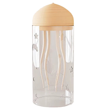 Rotating Jellyfish Night Light Jellyfish Nightlight Type-C Charging Jellyfish Bedside Lamp Creative Sleeping Light for Desktop