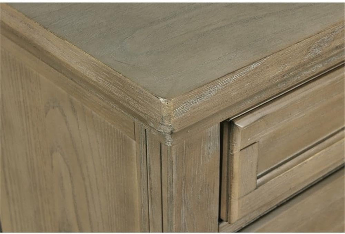 Allegra Nightstand, Pewter