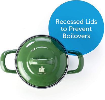 Carbon Steel Mini Dutch Oven, 2-Cup, Green (CC003133-001)