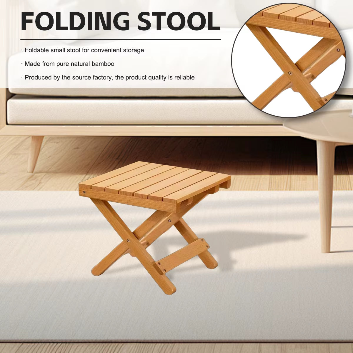 Folding Stool，Outdoor Folding Side Table, Portable Side Table, Small Side Table, Accent Table, Small Coffee End Table