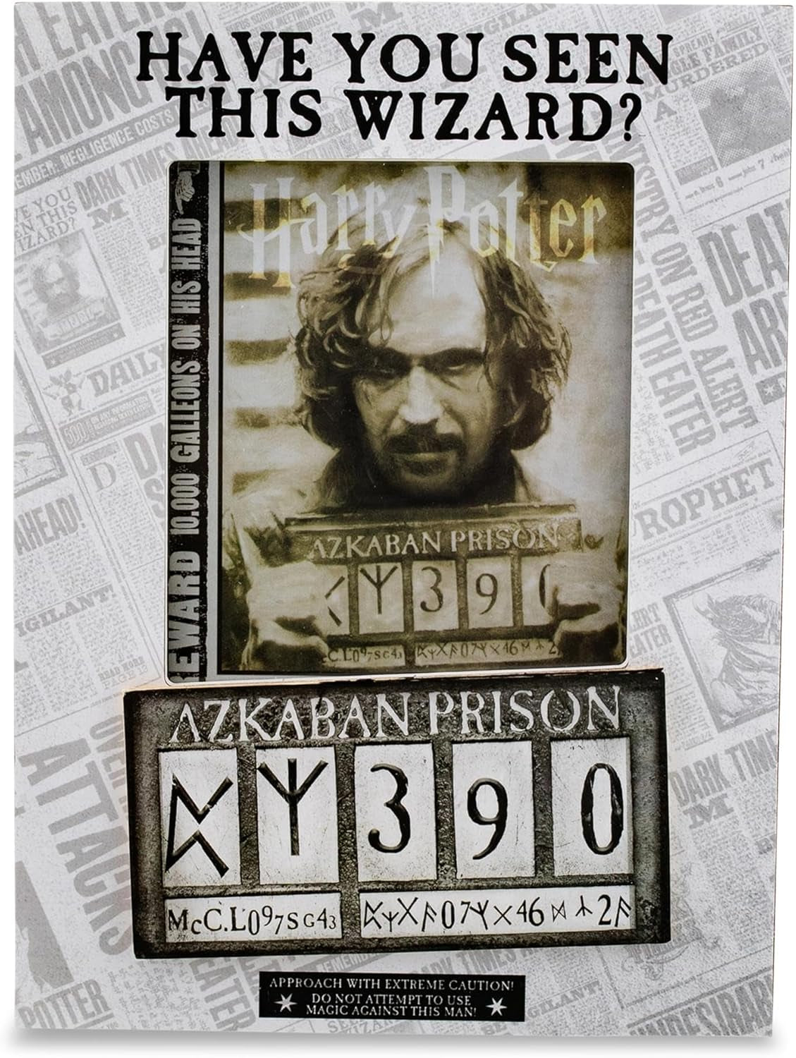 Harry Potter Sirius Black Have You Seen This Wizard Azkaban Prison MDF Picture Frame, 4 X 6 Inches