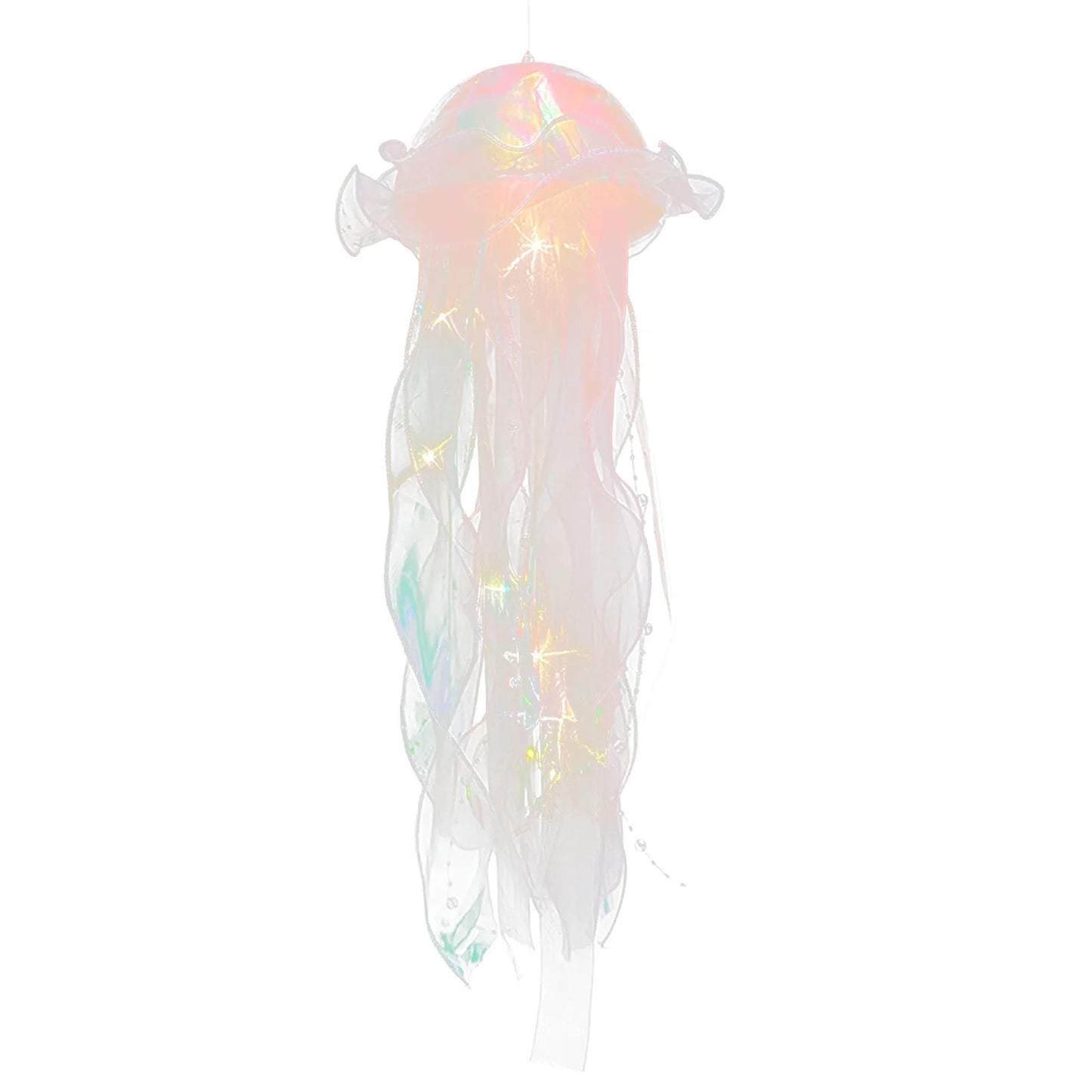 Creative Jellyfish Shape Lamp, Luminous Jellyfish Shape Hanging Decor, Creative Night Light Bedside Atmosphere Lamp for Home Kids Ocean Birthday Decor
