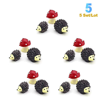 Pig Cow Frog Figurines Decorative Flower Pots Glass Succulents Decoration Home Accessories Cute Room Decor Garden Statue