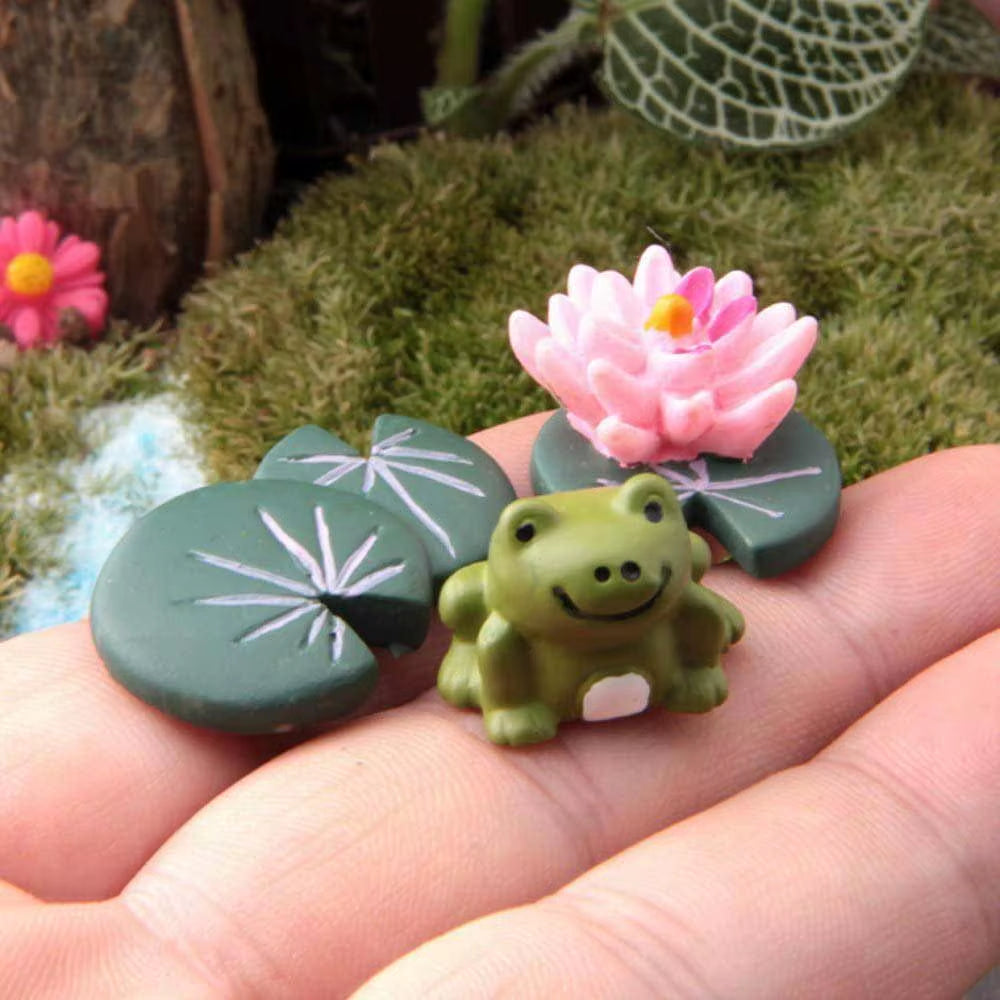Pig Cow Frog Figurines Decorative Flower Pots Glass Succulents Decoration Home Accessories Cute Room Decor Garden Statue